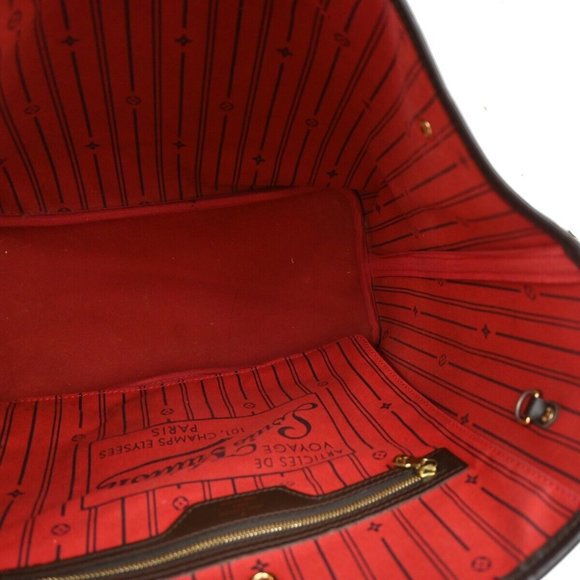 LOUIS VUITTON Neverfull MM Shoulder Bag Damier Ebene Leather - Picture 4 of 15